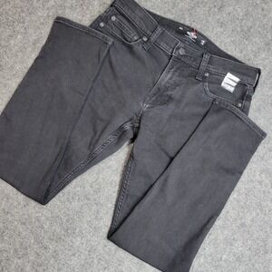 Hollister Jeans Mens 30X30 Black Skinny Stretch Advanced Fit Minimalist Y2K